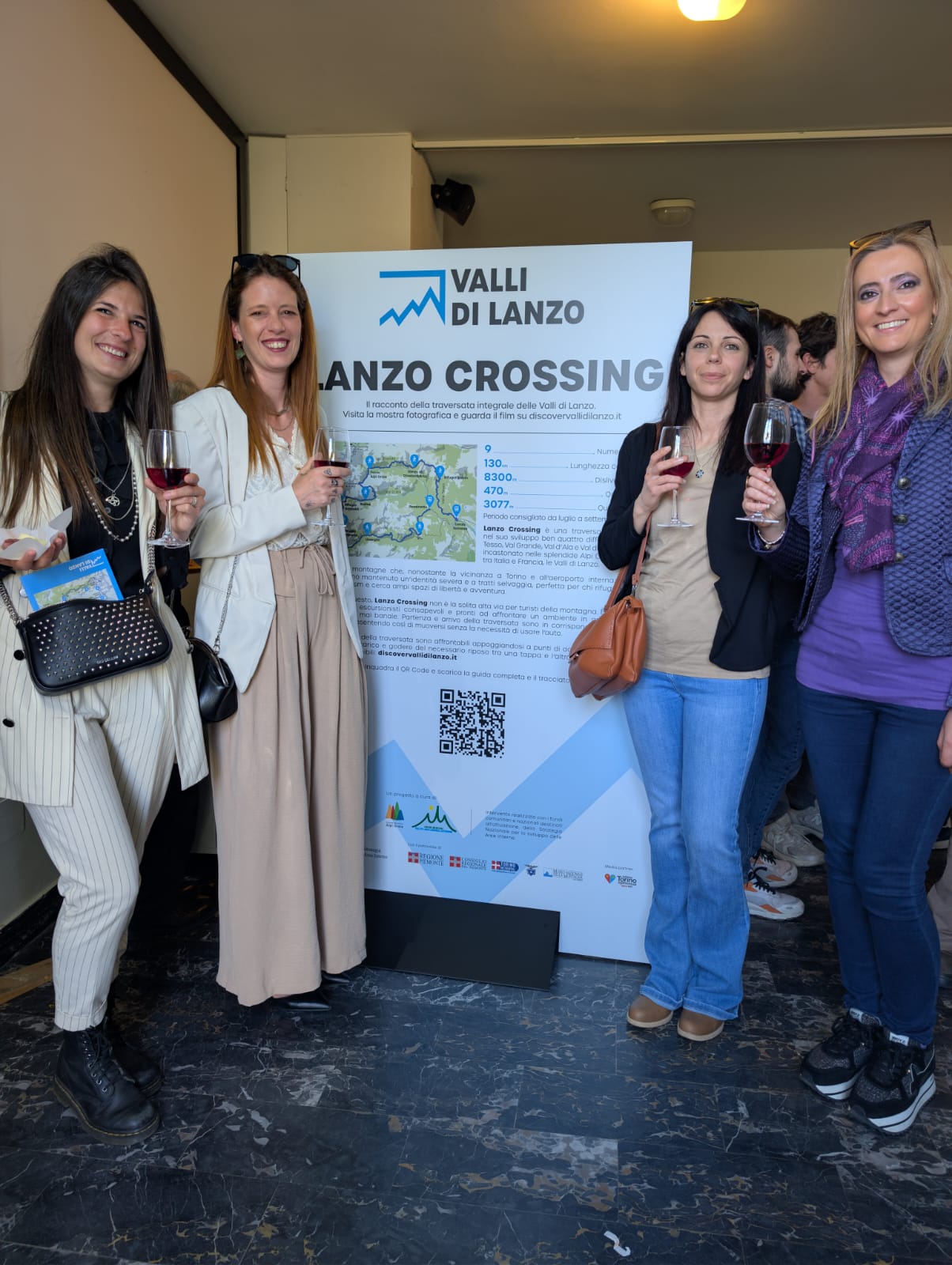 Prima del docufilm Lanzo Crossing presso Museo della Montagna, Monte dei Cappuccini, Torino